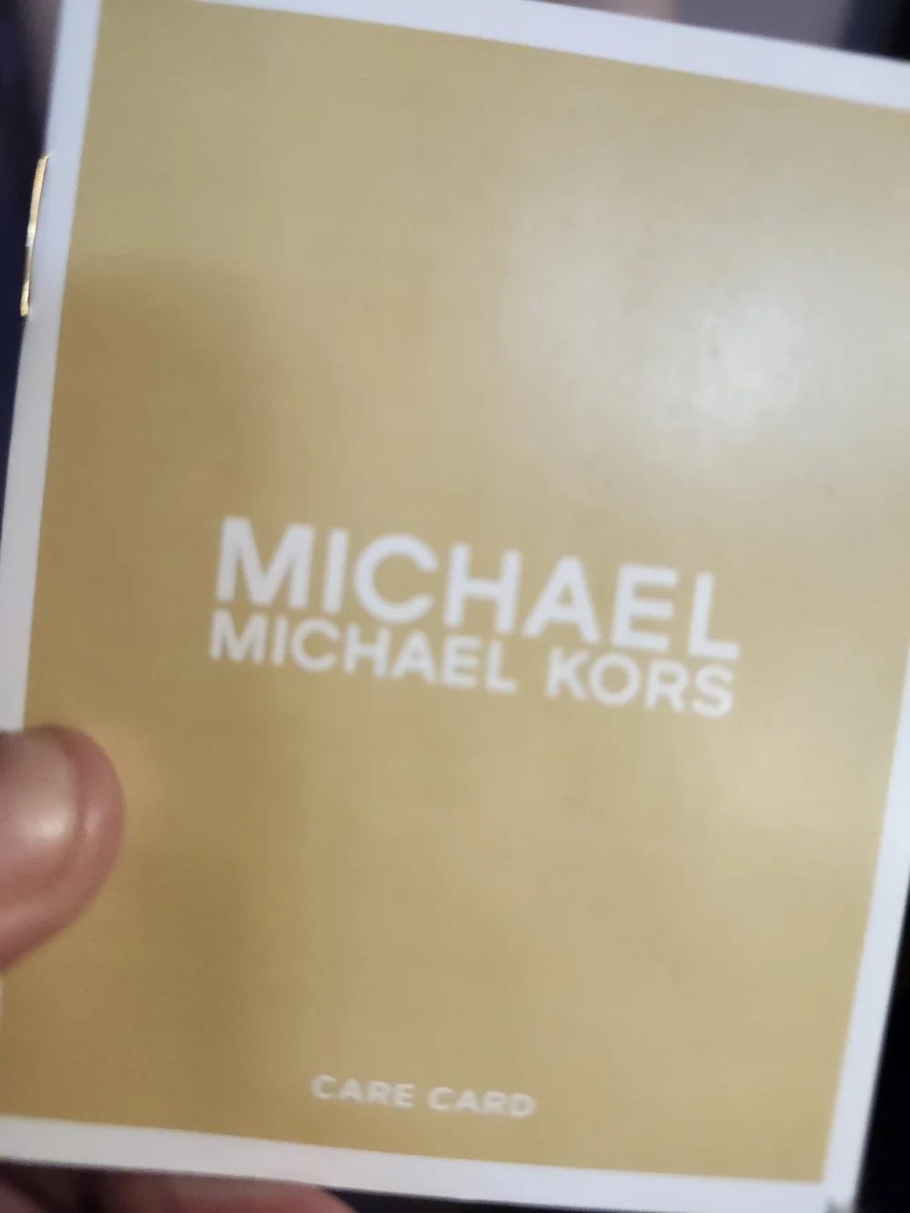 Michael Kors Pink Handbag with Gold Logo